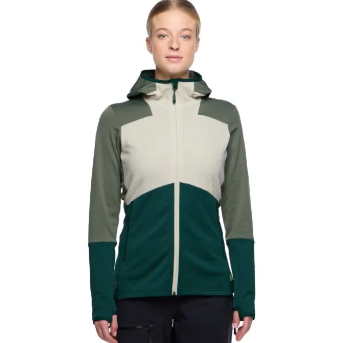 Monviso Grid Fleece Jacke Damen