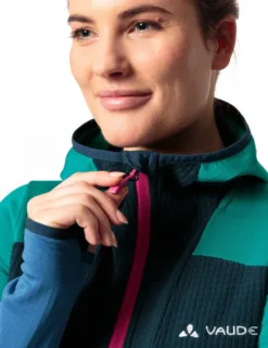 Monviso Grid Fleece Jacke Damen - dark sea