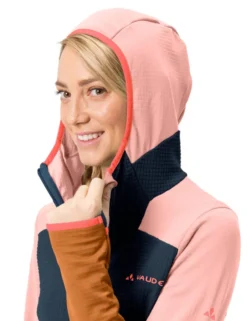 Monviso Grid Fleece Jacke Damen - dark sea