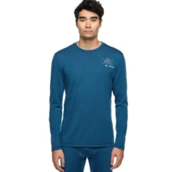 Monviso II Langarm Shirt mit Wolle Herren