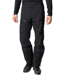 Monviso 3-Lagen alpine Skitourenhose Herren - black