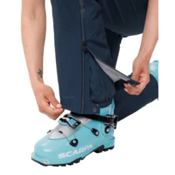 Monviso 3-Lagen Hardshell Hose Damen, dark sea