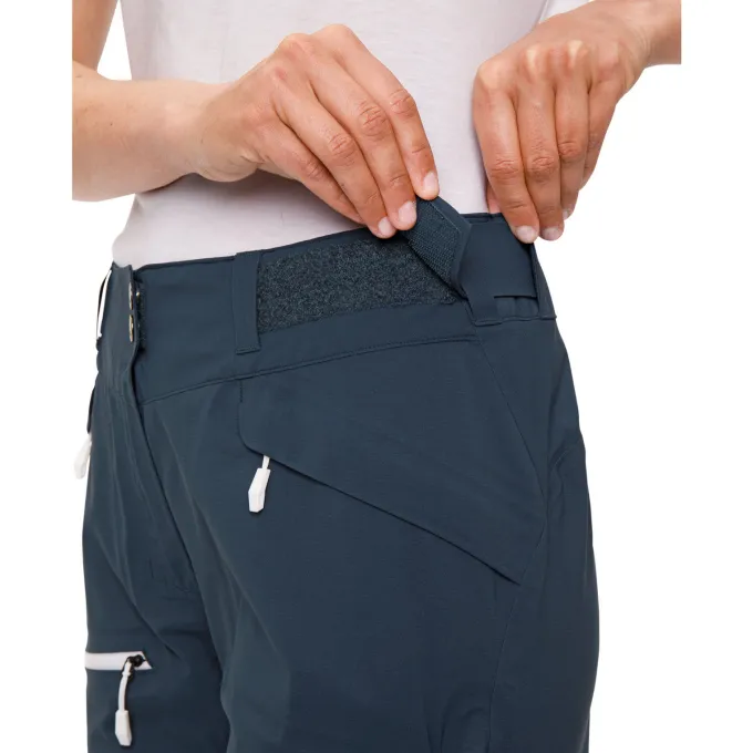 Monviso 3-Lagen Hardshell Hose Damen, dark sea