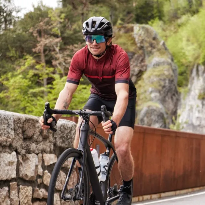 Posta Half-Zip II Fahrrad Trikot Herren