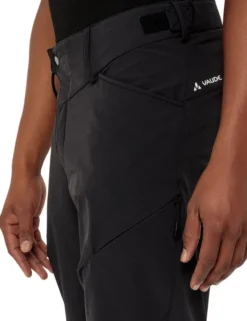 Qimsa leichte Softshell Fahrradhose Herren - black uni