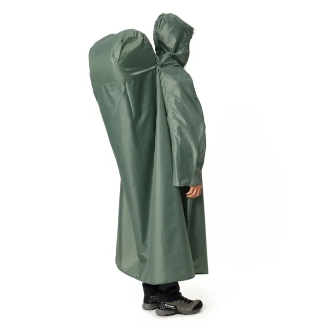 Rucksack Regenponcho Wandern Unisex