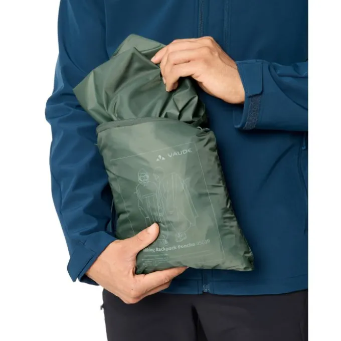 Rucksack Regenponcho Wandern Unisex