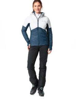 Sesvenna Isolierende Jacke Damen - dark sea/white