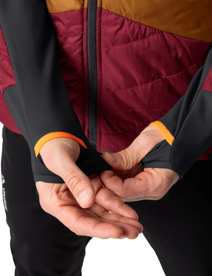 Sesvenna Isolierende Jacke Herren - dark indian red