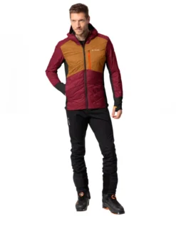 Sesvenna Isolierende Jacke Herren - dark indian red