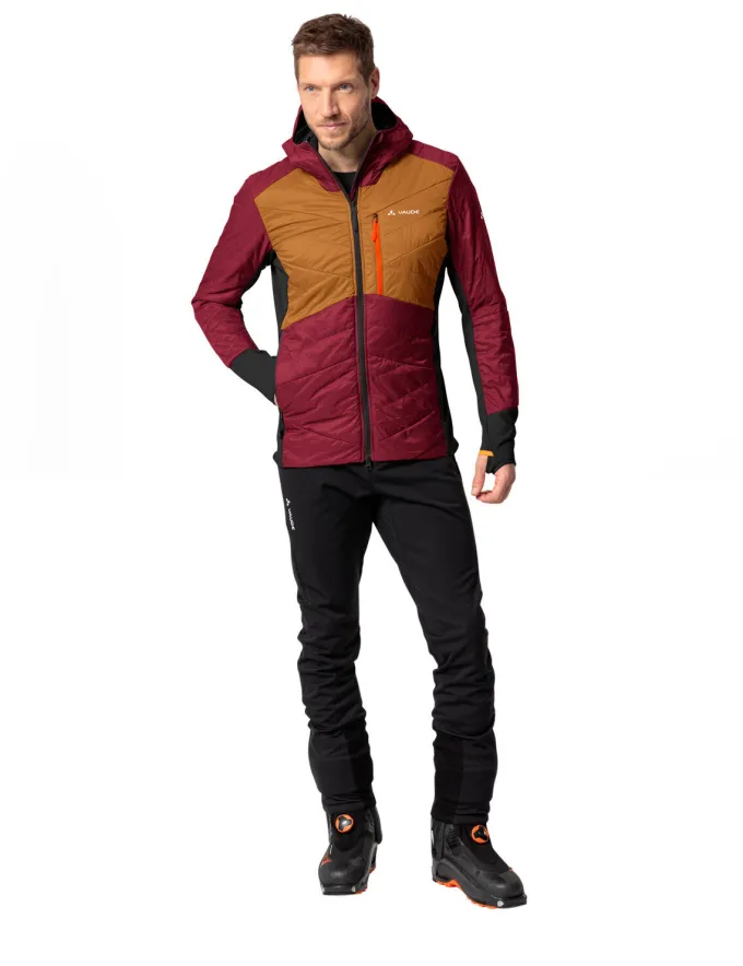 Sesvenna Isolierende Jacke Herren - dark indian red
