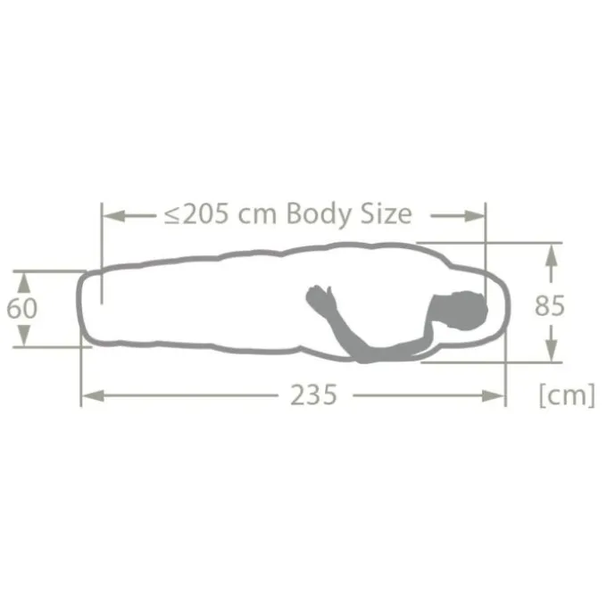 Sioux 800 II XL Kunstfaserschlafsack