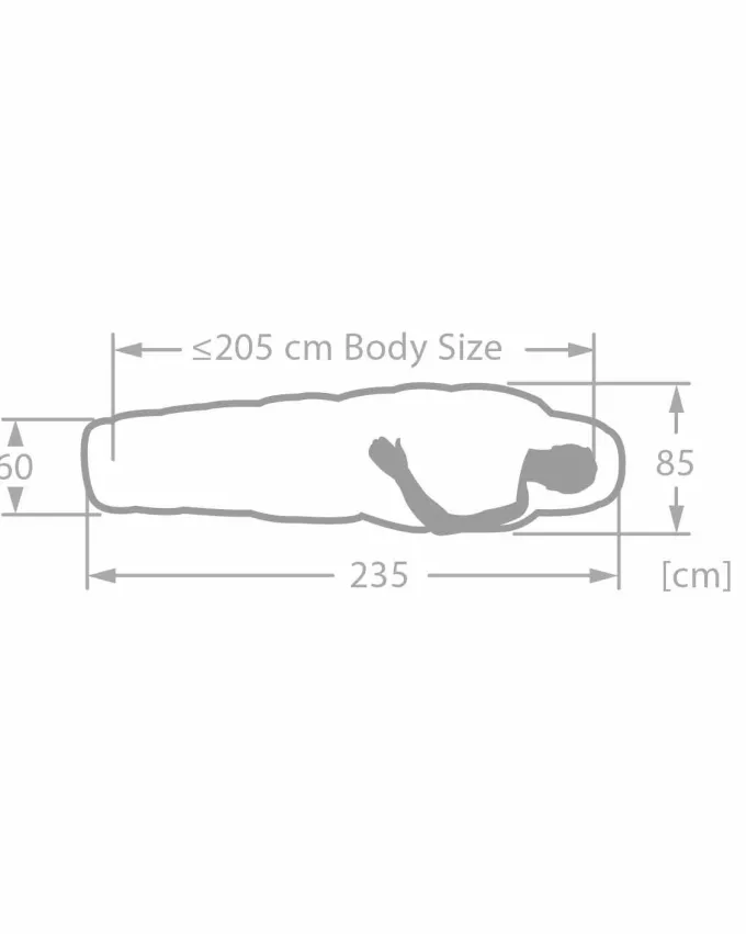 Sioux 800 II XL Kunstfaserschlafsack
