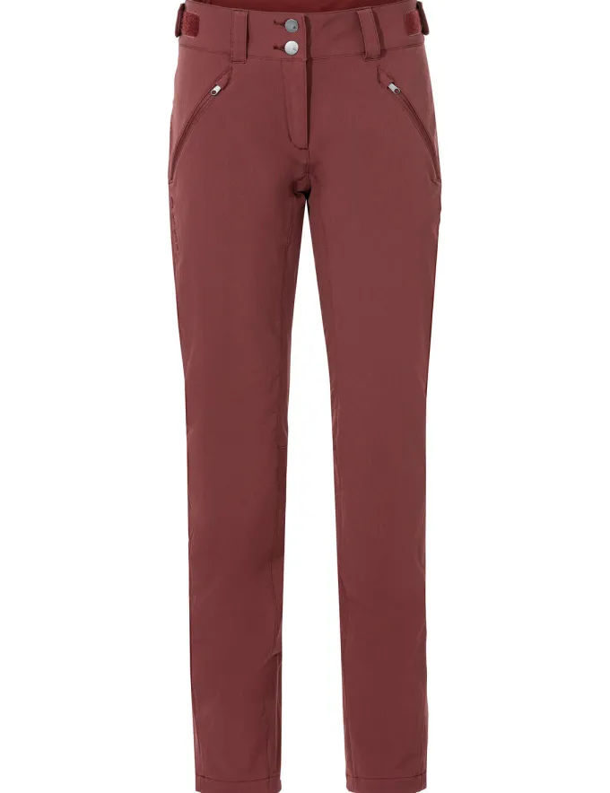 Skomer Softshellhose Damen - dark cherry