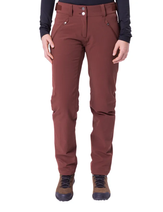 Skomer Softshellhose Damen - dark cherry
