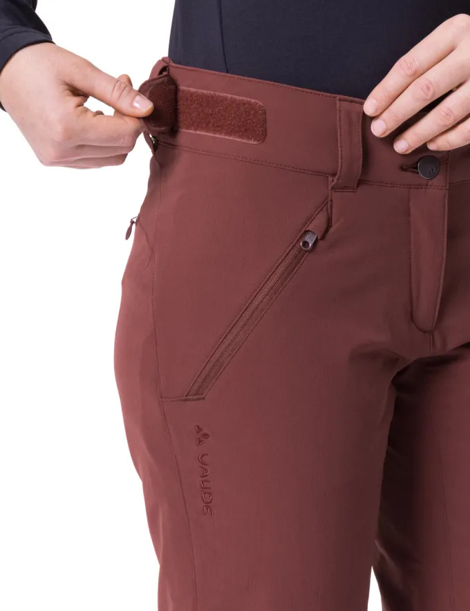 Skomer Softshellhose Damen - dark cherry