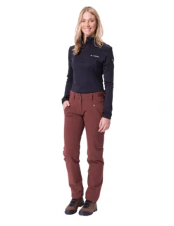 Skomer Softshellhose Damen - dark cherry