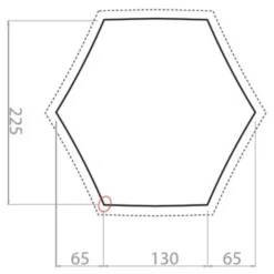 Space 2 Personen Ultraleichtzelt Zeltunterlage