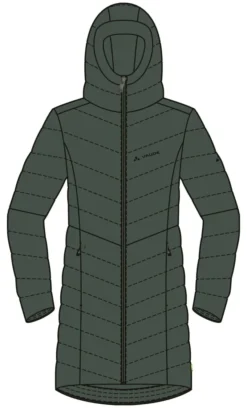 Women's Annecy Down Coat - dusty forest