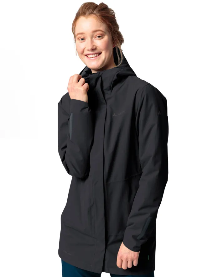 Women's Cyclist padded Parka II - black
