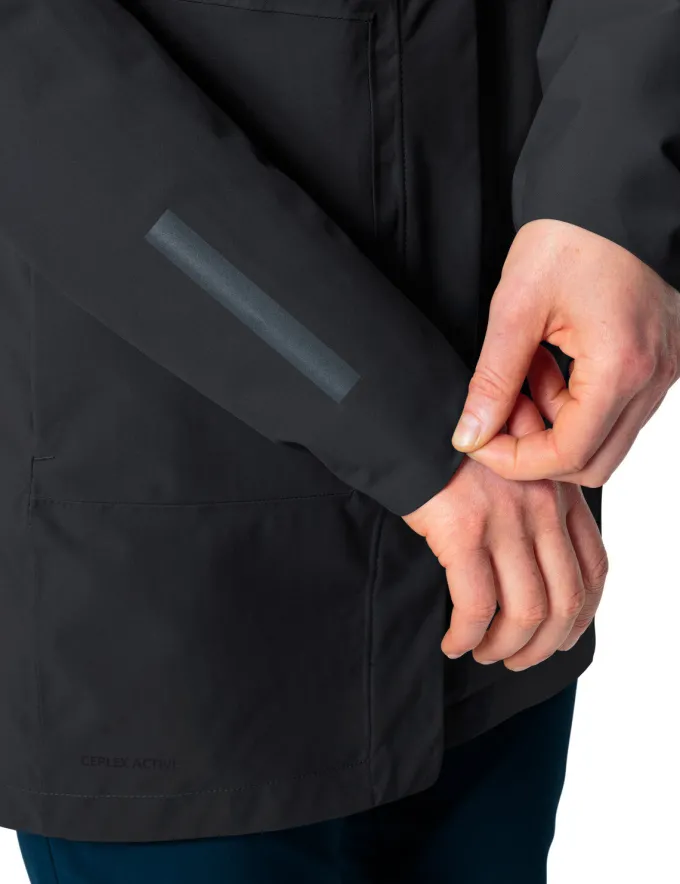 Women's Cyclist padded Parka II - black