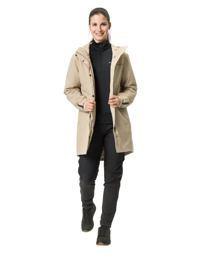 Women's Cyclist padded Parka II - linen