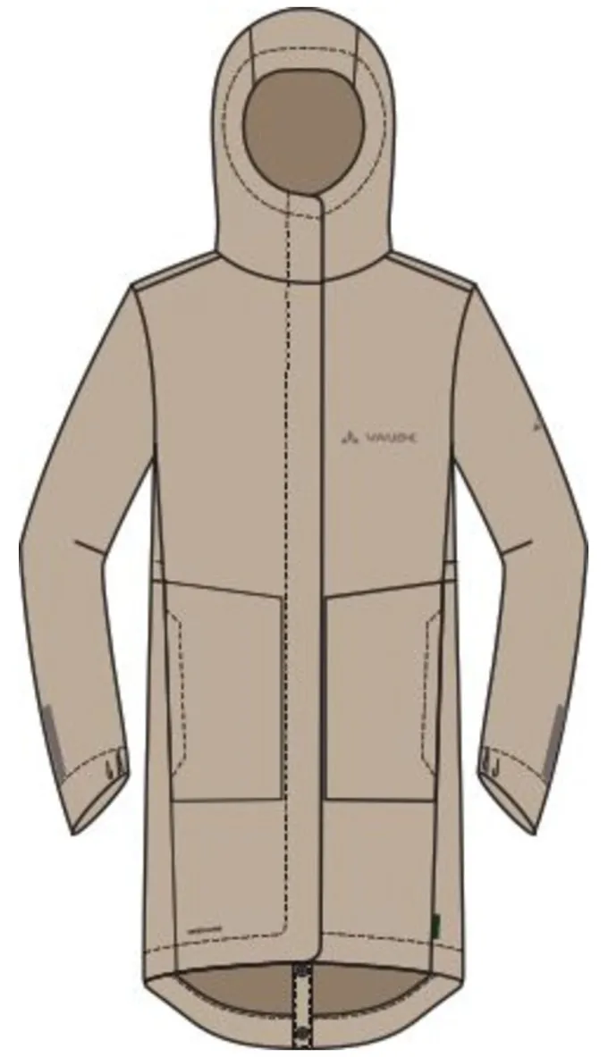 Women's Cyclist padded Parka II - linen