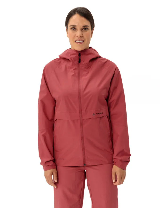 Women's Loamer Rain Jacket - brick