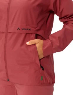 Women's Loamer Rain Jacket - brick
