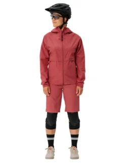 Women's Loamer Rain Jacket - brick