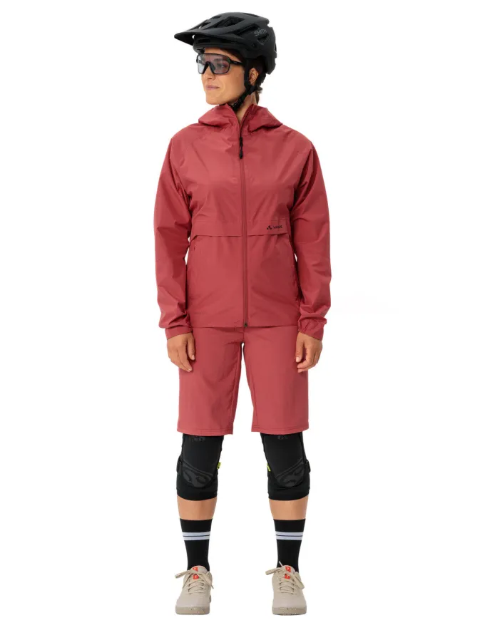 Women's Loamer Rain Jacket - brick
