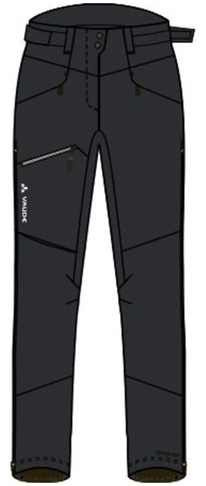 Women's Monviso 3L Pants - black