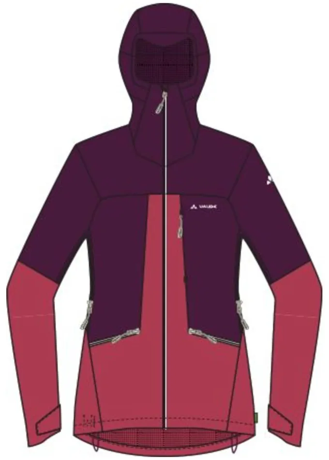 Women's Monviso Softshell Jacket - cassis