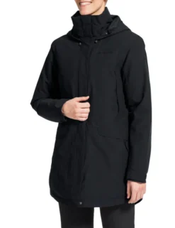Women's Skomer Wool Parka - black
