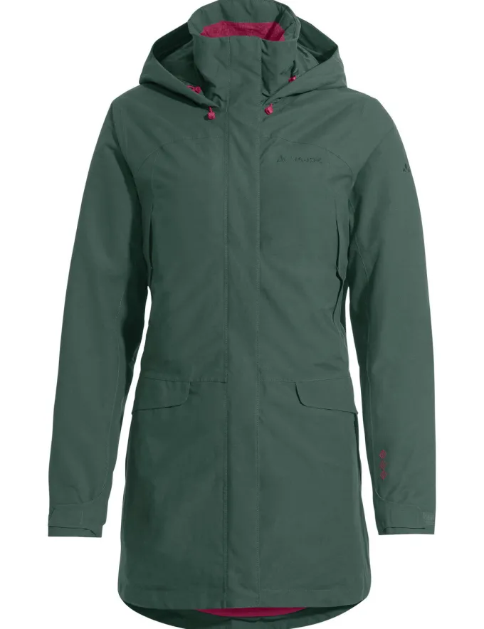 Women's Skomer Wool Parka - dusty forest