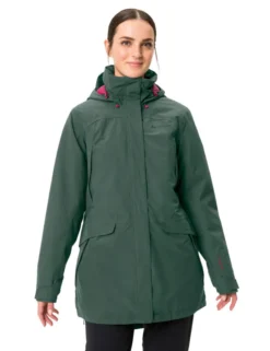 Women's Skomer Wool Parka - dusty forest