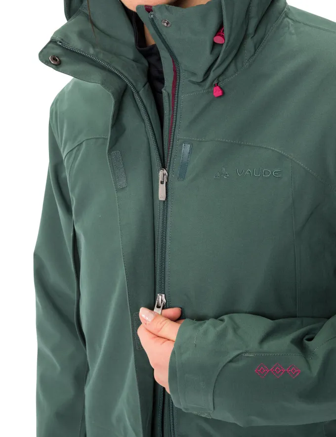 Women's Skomer Wool Parka - dusty forest