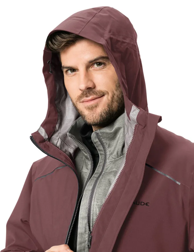 Yaras 3-in-1 Fahrradjacke Herren - dark oak